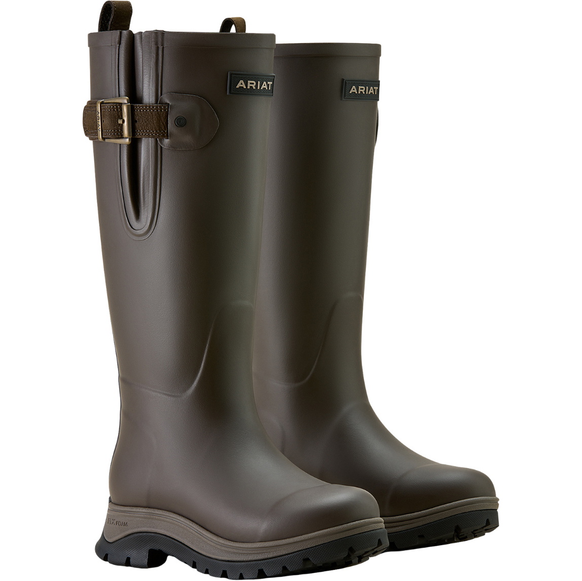 2025 Ariat Femmes Woodstock Bottes En Caoutchouc 10063877 - Bracken Brown
